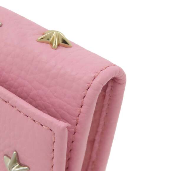 Jimmy Choo Star Motif Leather Key Case for Women - Picture 16 of 16